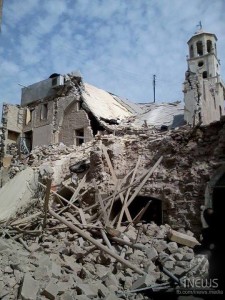 The Ancient Armenian Orthodox Church of Forty Martyrs in Aleppo Destroyed